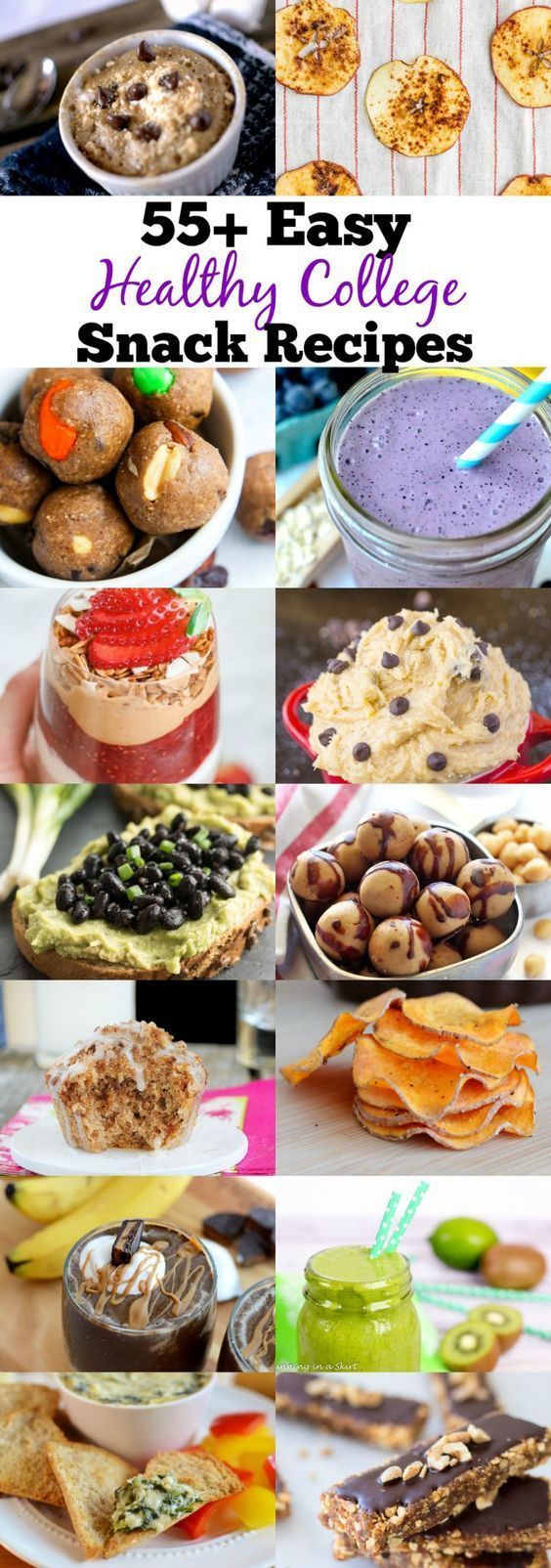 55+ Healthy College Snack Recipes That Can Be Made In a Dorm Room -   12 healthy recipes For Teens snacks ideas