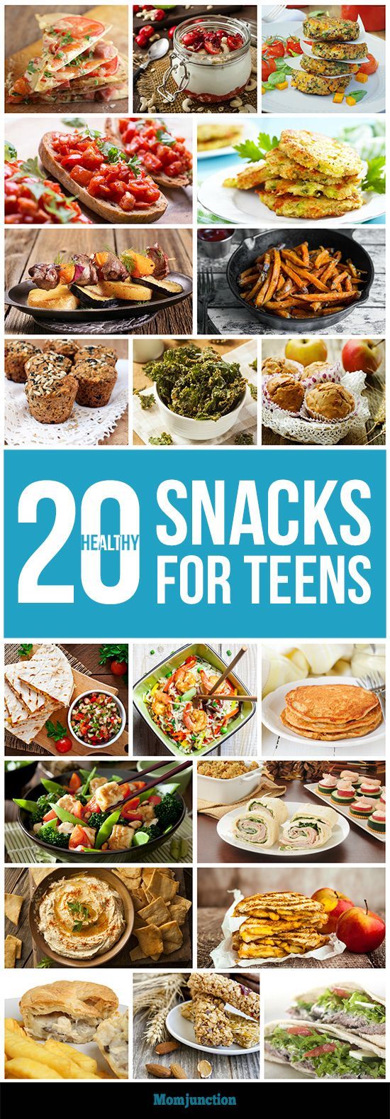 12 healthy recipes For Teens snacks ideas