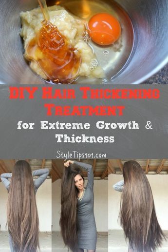 DIY Hair Thickening Treatment For Extra Strong and Long Hair -   12 long hair Treatment ideas