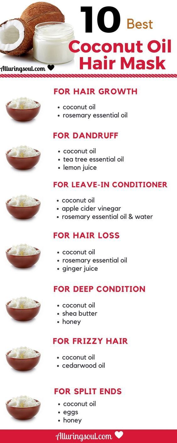 13 Best Coconut Oil Hair Mask -   12 long hair Treatment ideas