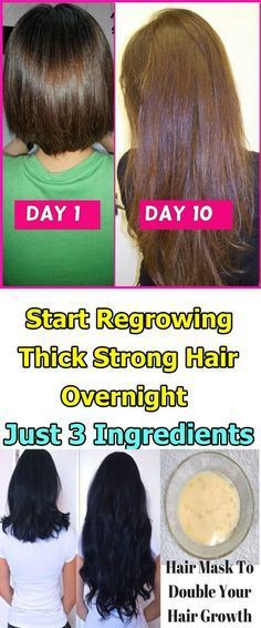 Start Regrowing Thick, Strong Hair Overnight With Just 3 Ingredients -   12 long hair Treatment ideas