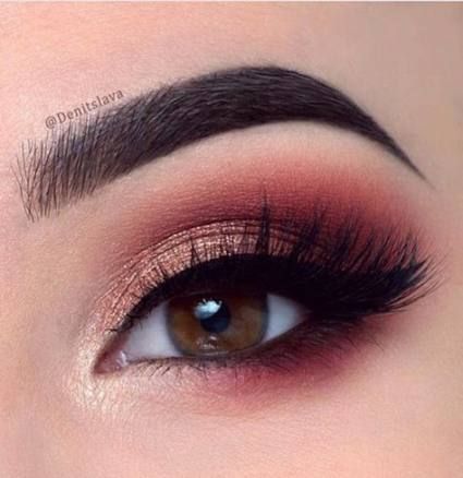 12 makeup Gold burgundy ideas