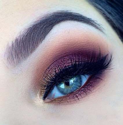 12 makeup Gold burgundy ideas