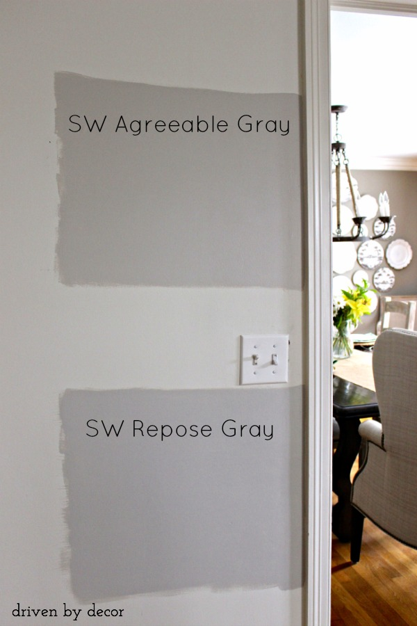 Repose Gray vs. Agreeable Gray -   12 room decor Paintings gray ideas