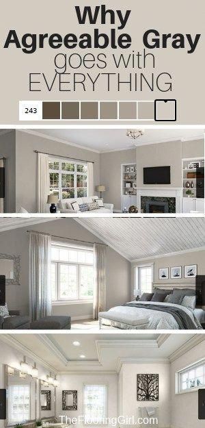Agreeable Gray, the Ultimate Neutral Greige Paint Color -   12 room decor Paintings gray ideas