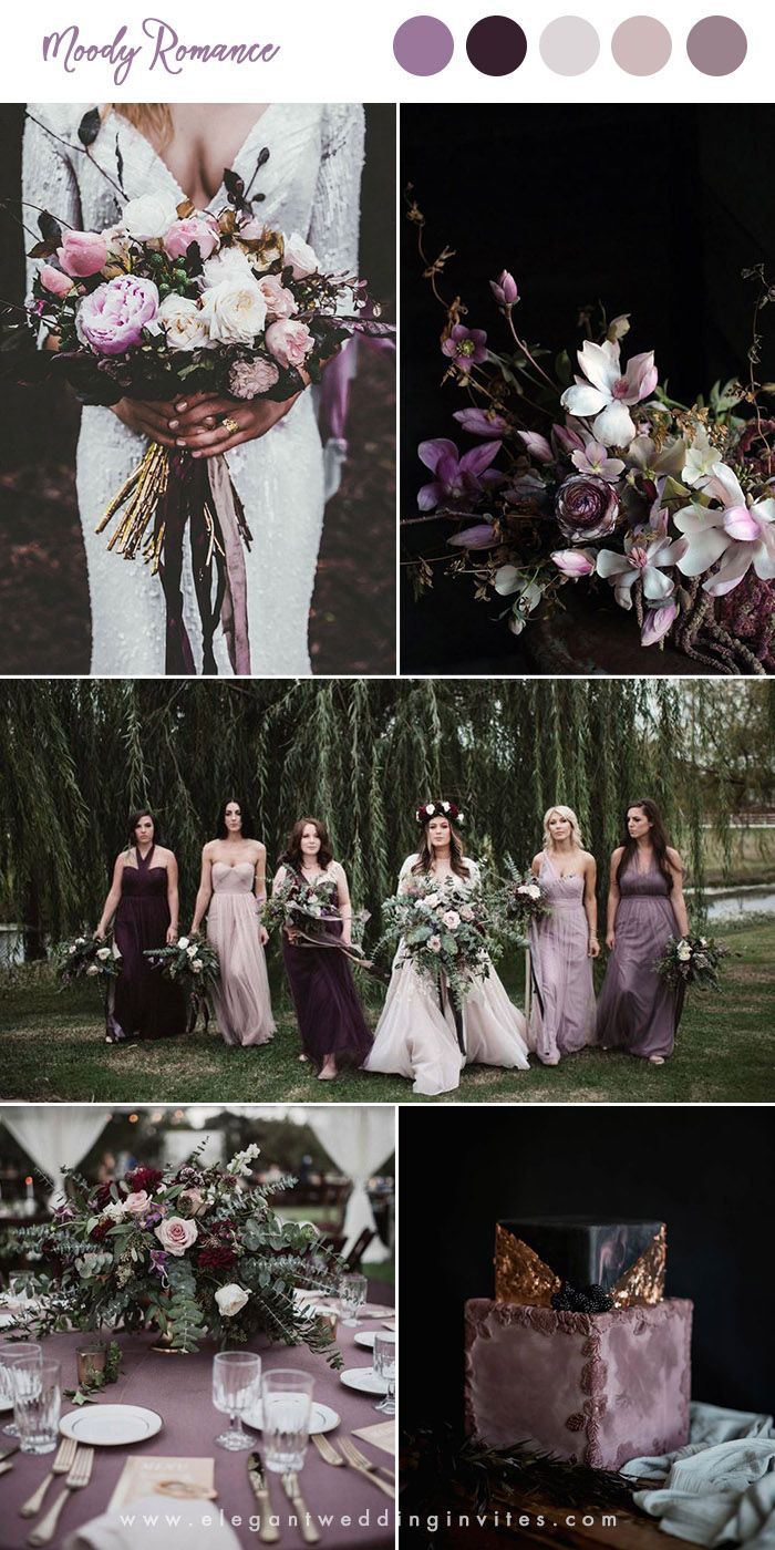 10 Pretty Shades of Purple Wedding Color Combos -   12 wedding Themes lilac ideas