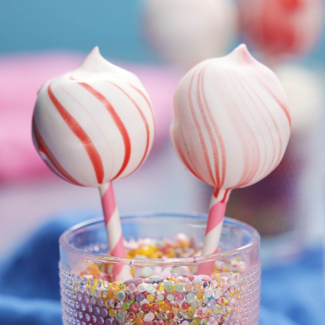 Marbled Cheesecake Pops -   13 desserts Cute awesome ideas