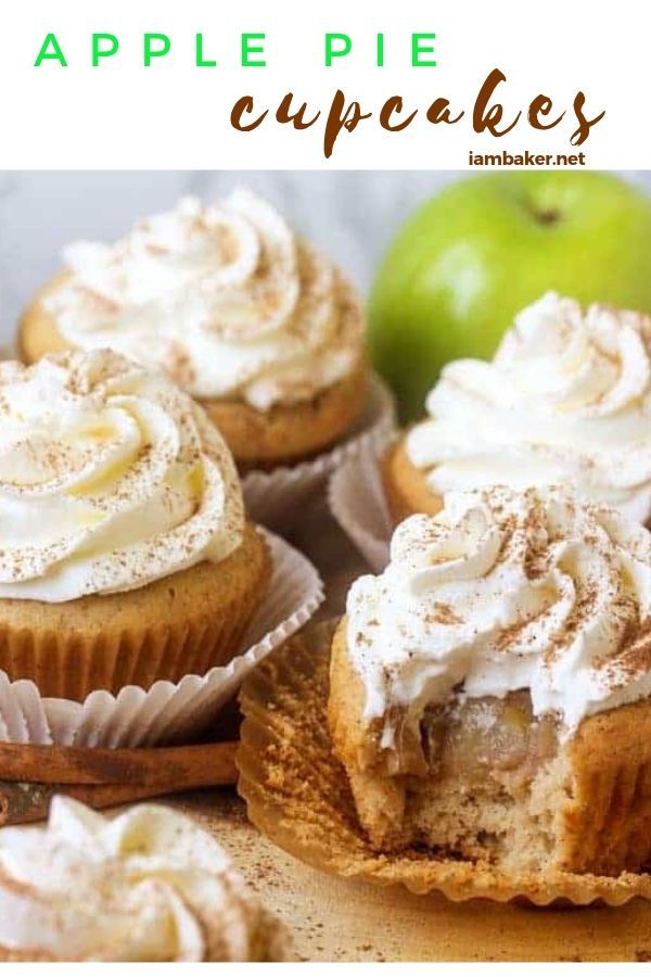 Apple Pie Cupcakes -   13 desserts Light poire ideas