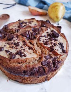 Cake Poire Chocolat : Recette vegan extra moelleuse -   13 desserts Light poire ideas