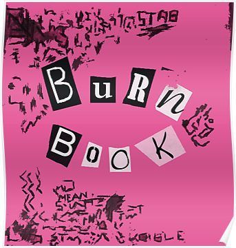 Mean Girls - Burn Book | Poster -   13 fitness Poster book ideas