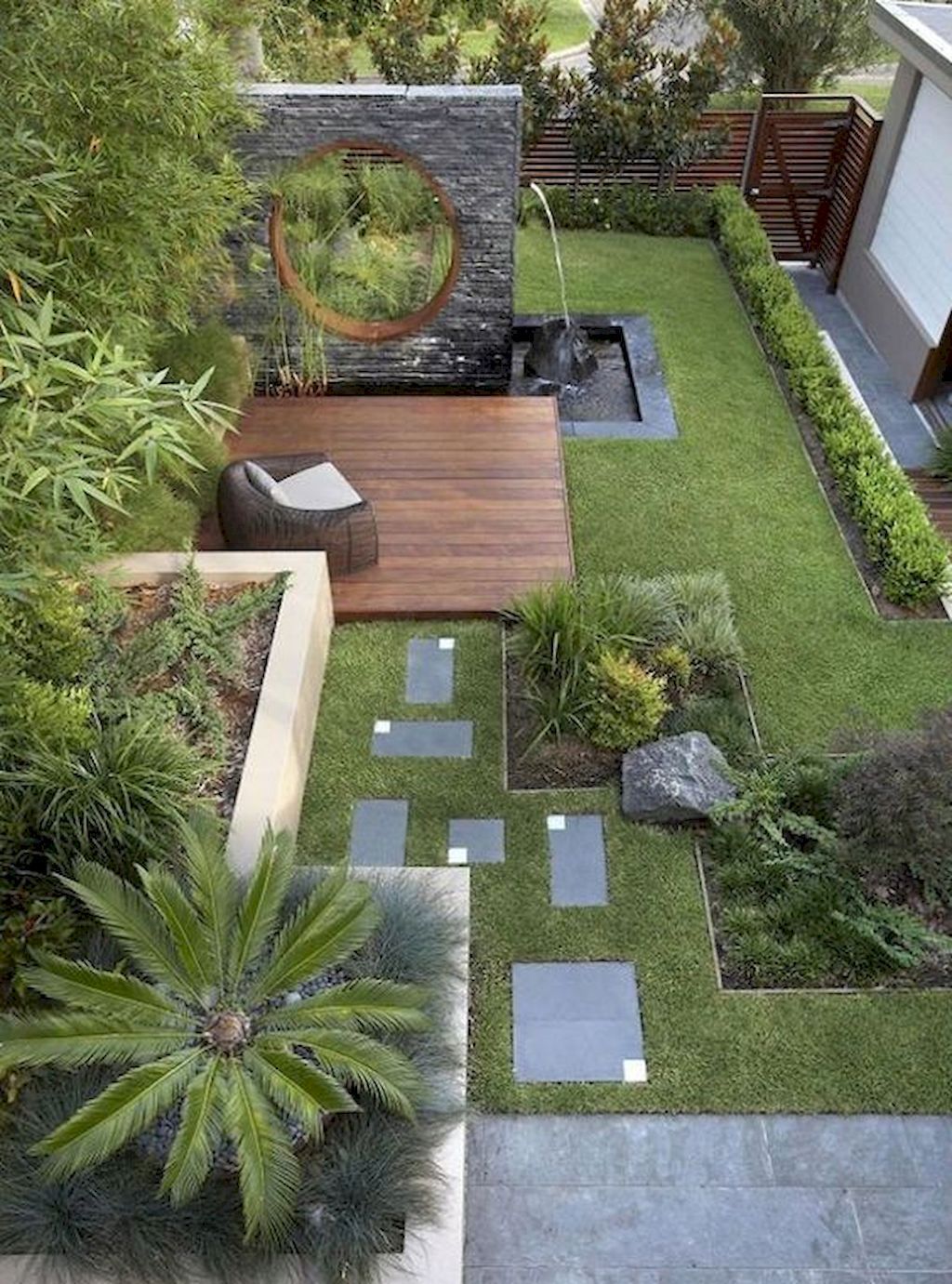 55 Small Garden and Landscaping Design for Small Backyard Ideas -   13 garden design Modern house ideas
