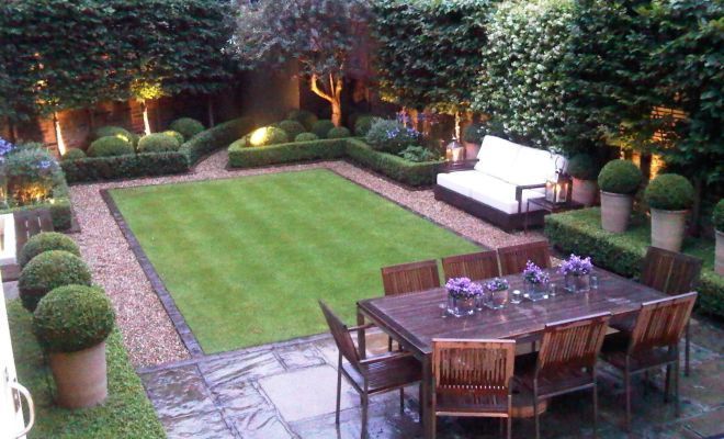 70 Garden Designs For Rectangular Gardens Ideas -   13 garden design Rectangular yards ideas