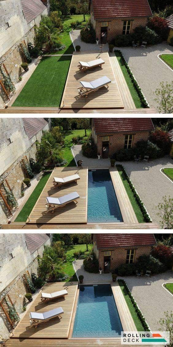 34+ Good Inspiration Pool Draws Swimming Picture -   13 garden design Rectangular yards ideas