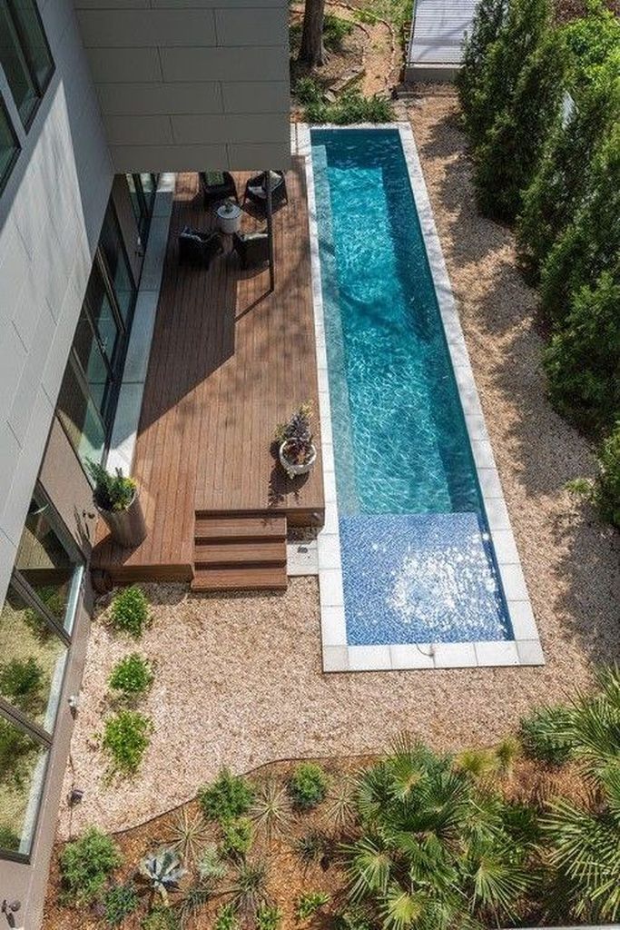 60 Top Trends Small Pools for Your Backyard -   13 garden design Rectangular yards ideas