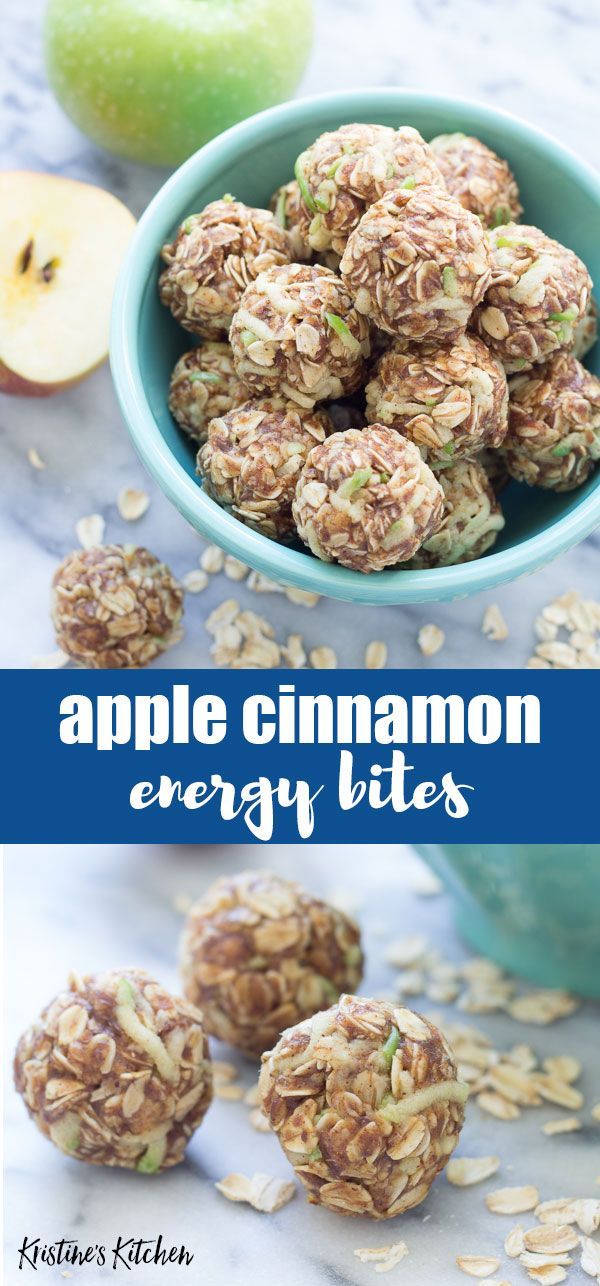 Apple Cinnamon Cookie Energy Bites -   13 healthy recipes Baking energy bites ideas