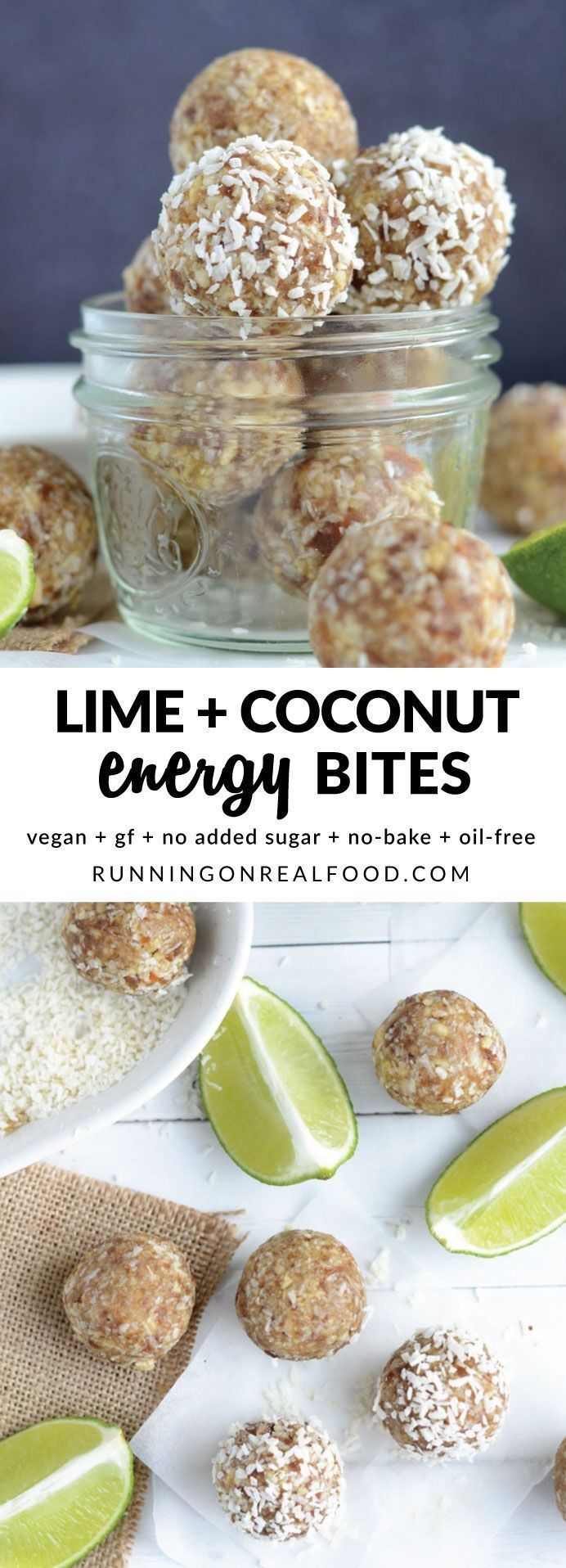 Lime Coconut Energy Bites -   13 healthy recipes Baking energy bites ideas