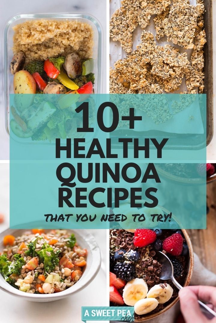 10+ Healthy Quinoa Recipes You Need To Try! -   13 healthy recipes Rice quinoa ideas