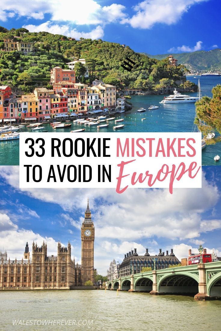 What NOT to do in Europe: 33 Mistakes to Avoid! -   13 holiday Tips travel ideas