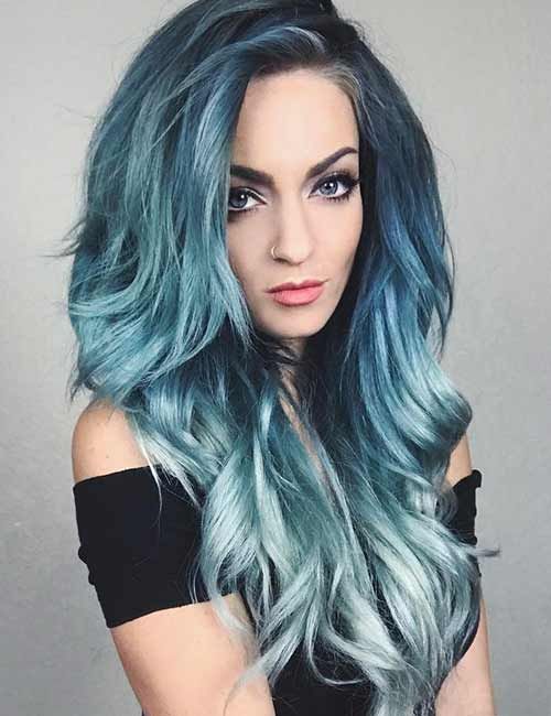 25 Mesmerizing Mermaid Hair Color Ideas -   13 mermaid hair Color ideas