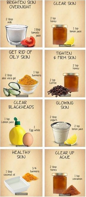 6 Super-Easy Homemade Face Masks for Glowing Skin -   13 skin care Acne homemade ideas