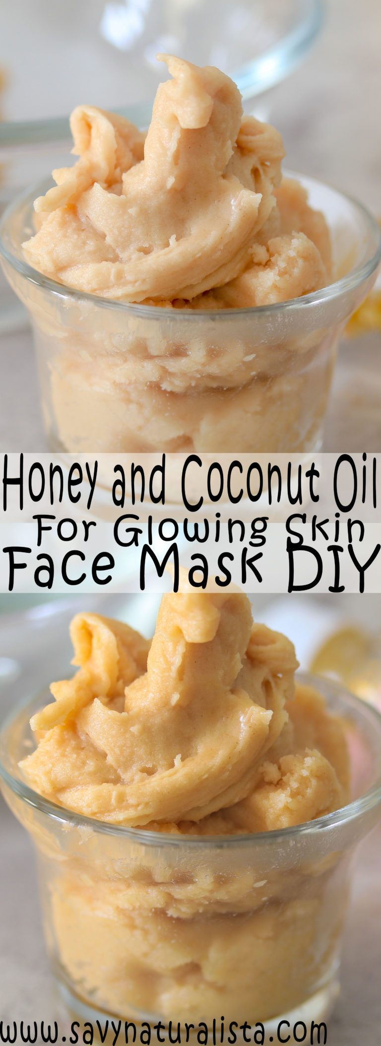 Honey and Coconut Oil Glowing Face Mask -   13 skin care Coconut Oil faces ideas