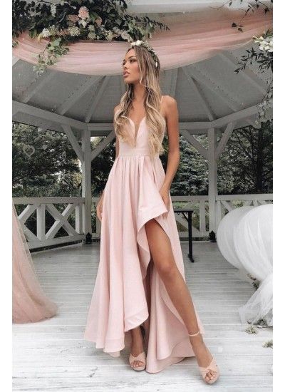 Beautiful Prom Dresses Long, Prom Dresses Simple, Pink Bridesmaid Dresses -   14 dress Pink outfit ideas