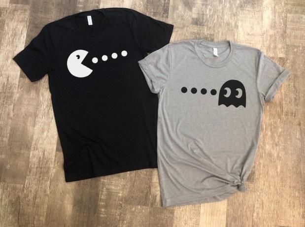 Pacman Shirts - Matching Pacman Shirts - Cute Couples Shirts -   14 fitness Couples shirts ideas