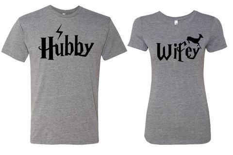 Couples Hubby and Wifey Couples Shirts -   14 fitness Couples shirts ideas