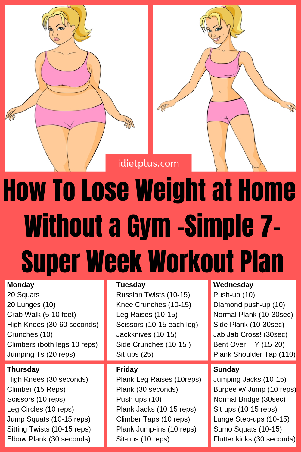 Lose Weight At Home At a Rapid Speed with This Workout Plan For Women. Best Exercise List -   14 fitness Training skinny ideas