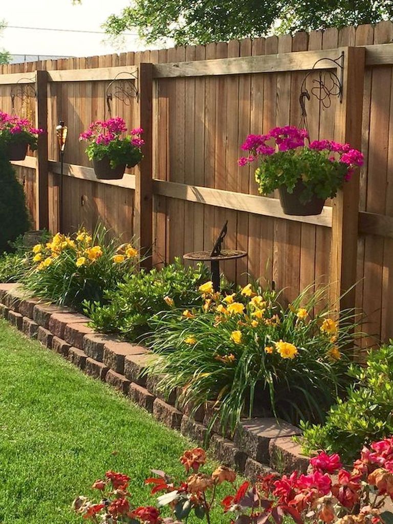 38 Garden Design Ideas With Awesome Design -   14 garden design Fence outdoor living ideas