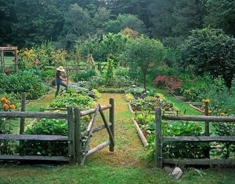What Is A Kitchen Garden or Potager? -   14 garden design Fence outdoor living ideas