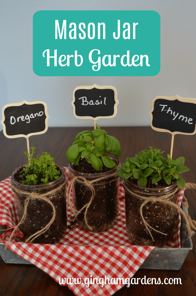 Mason Jar Herb Garden -   14 garden design For Kids mason jars ideas