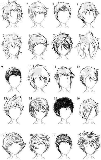 57 Trendy Drawing Tutorial Anime Boy -   14 hairstyles Drawing easy ideas