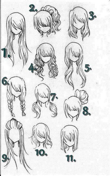 Drawing anime hairstyles manga 56+ Ideas -   14 hairstyles Drawing easy ideas