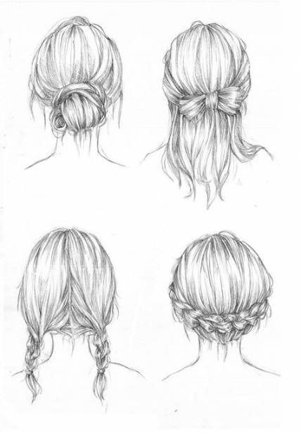 Drawing hair back hairstyles 28+ ideas -   14 hairstyles Drawing easy ideas