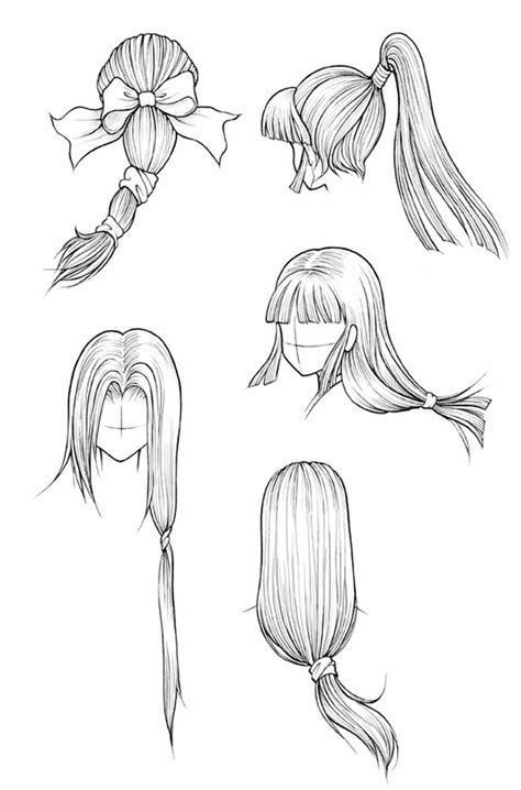 Drawing Hairstyles For Your Characters -   14 hairstyles Drawing easy ideas
