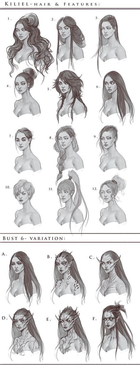 New hair drawing bun faces Ideas -   14 hairstyles Drawing easy ideas