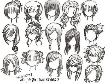 Drawing hair easy girls 64+ Ideas -   14 hairstyles Drawing easy ideas