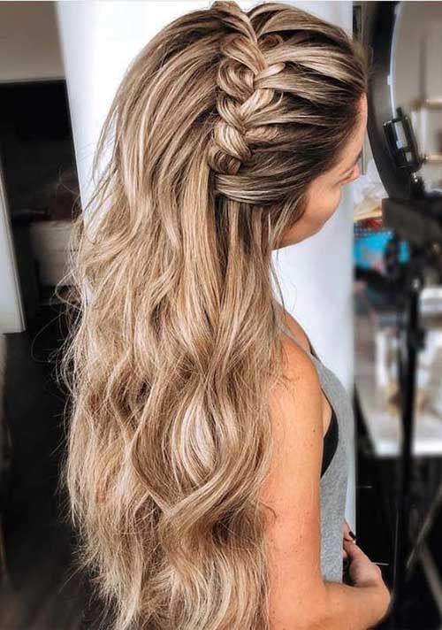 Long Haistyles with braids for women -   14 hairstyles Simple braided ideas