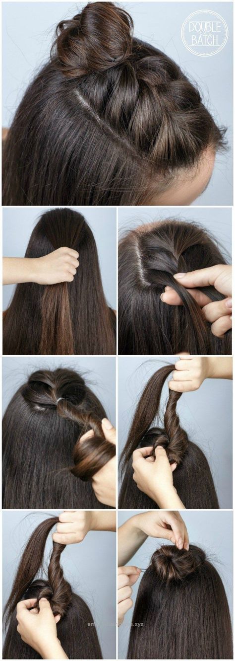 62 Easy Hairstyles Step by Step DIY -   14 hairstyles Step By Step half up half down ideas