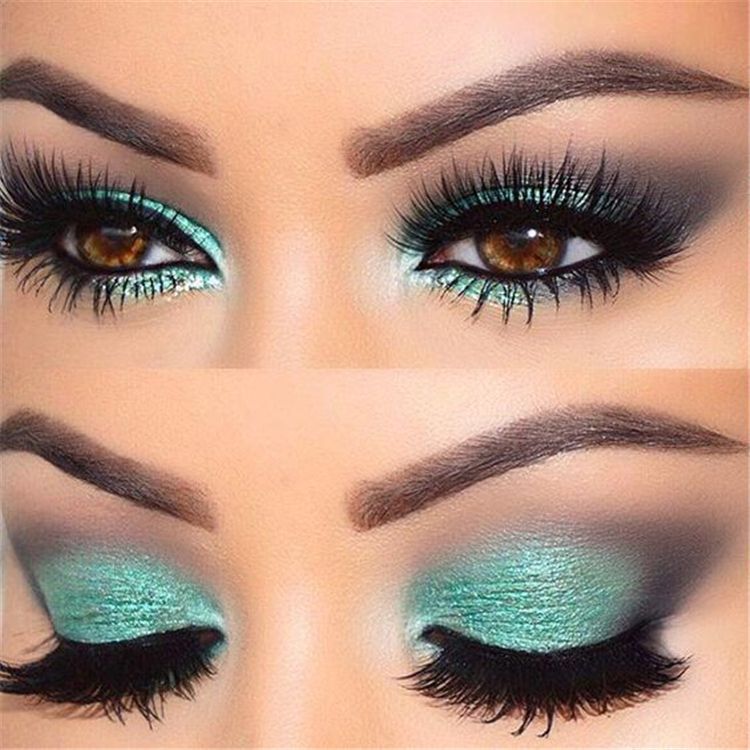 50 Gorgeous And Trendy Eye Makeup Ideas For Brown Eyes - Page 13 of 50 -   14 makeup For Brown Eyes tutorial ideas