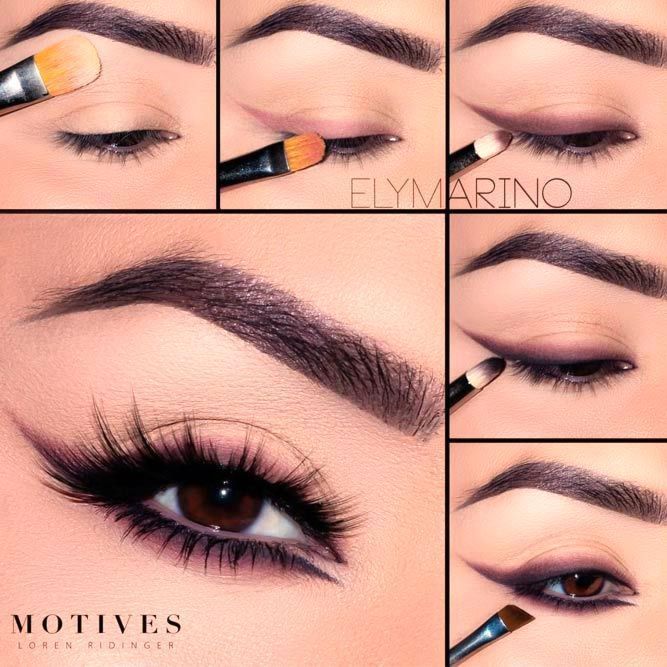 14 makeup For Brown Eyes tutorial ideas