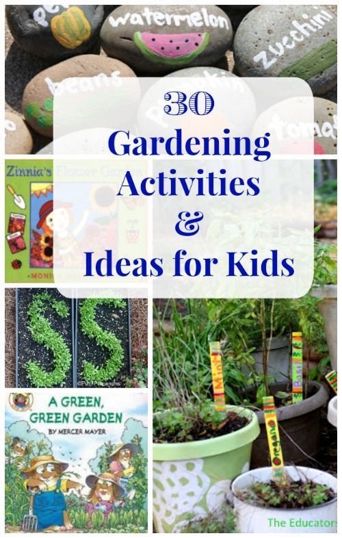 30 Garden Activities & Crafts for Kids -   14 plants For Kids website ideas