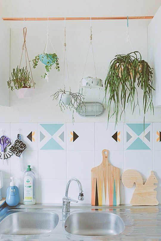5 Fresh Ways to Display Plants You Haven't Tried Yet -   14 plants Hanging curtains ideas