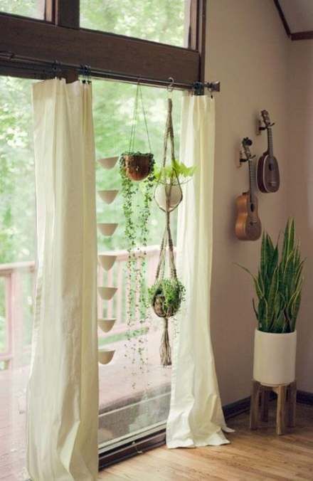 New bath room window curtains hanging plants Ideas -   14 plants Hanging curtains ideas