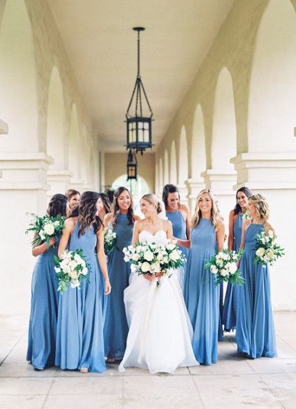 Wedding blue shades bridesmaid dresses 64 super ideas -   14 wedding Bridesmaids shades ideas