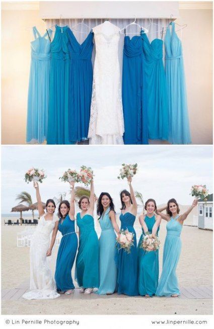 Wedding dresses beach blue shades 66+ Ideas -   14 wedding Bridesmaids shades ideas