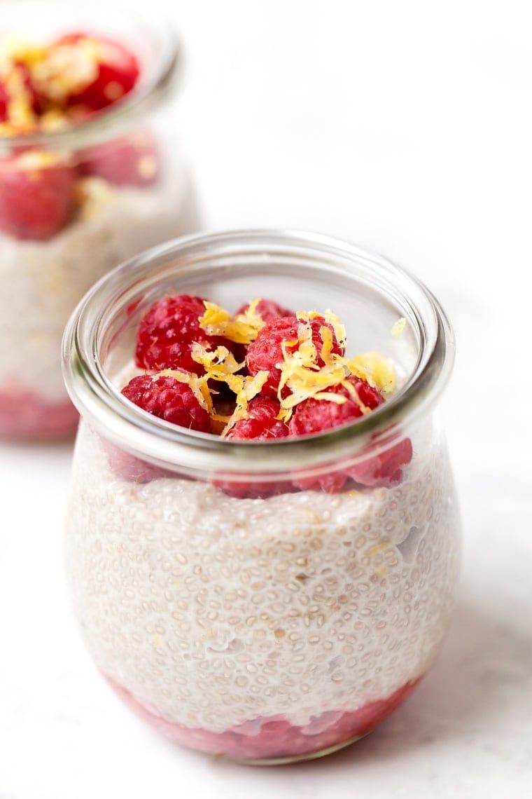 15 desserts Raspberry chia seeds ideas