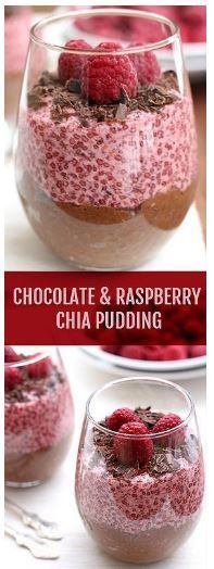 15 desserts Raspberry chia seeds ideas