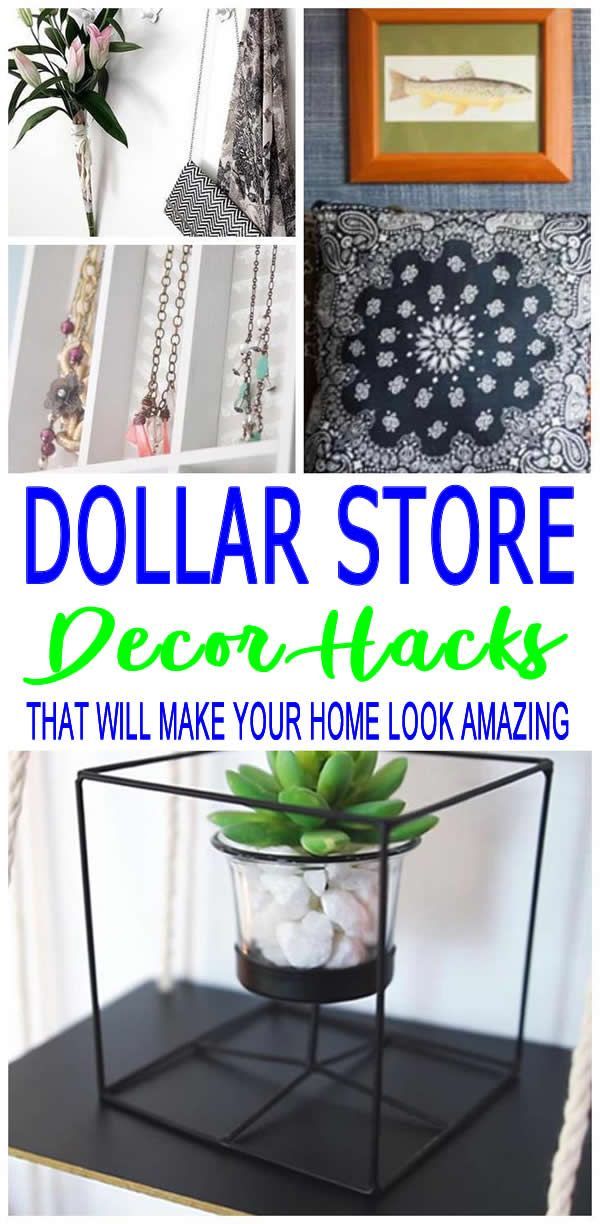 Dollar Store Hacks - DIY Home Decor -   15 diy projects Cheap simple ideas